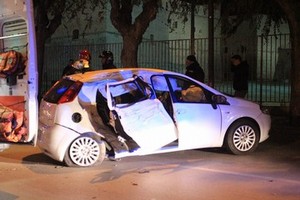 Incidente stradale in via Cafiero