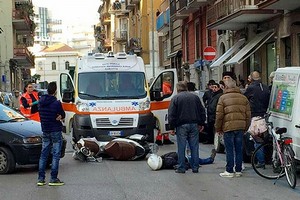 Incidente stradale in via d'Aragona