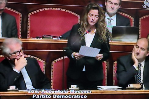 Assuntela Messina in Senato