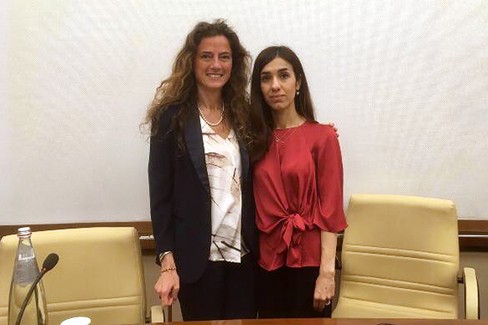 La senatrice Assuntela Messina incontra Nadia Murad