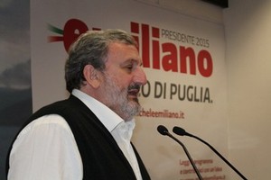 Michele Emiliano presenta le sue Primarie a Barletta
