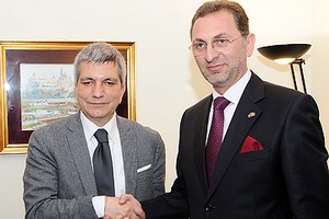 Nichi Vendola e l'ambasciatore del Kosovo