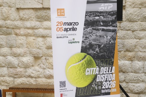 Challenger ATP Barletta: presentata l’edizione 2026