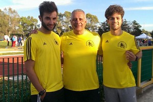 Paparella, Incantalupo e l'allenatore Montenero