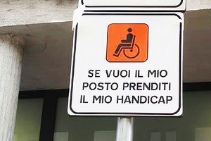 Posto auto disabili