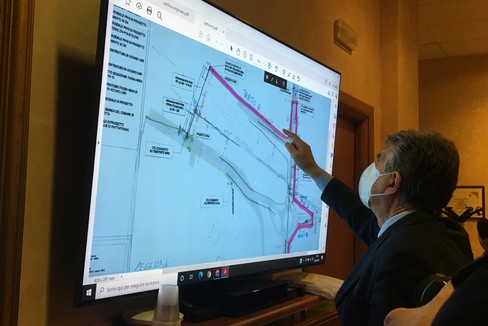 Cantiere di via Andria fermo, Cannito spiega il perché