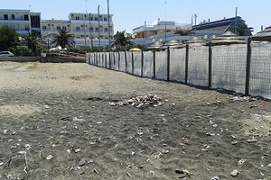 Degrado a Levante, spiagge sporche e pericolose