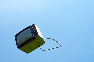 Televisore volante