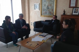 Loredana Spera e Pia Lionetti ricevute a Palazzo di Città