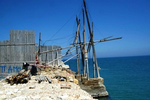 Trabucco di Barletta in condizioni disperate