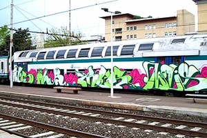 Treno graffiti