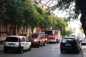 Vigili del fuoco in via San Samuele