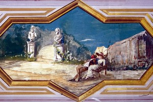 Villa Bonelli, gli affreschi delle sale interne