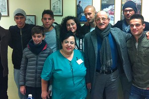 Barletta Calcio in visita al reparto di Pediatria