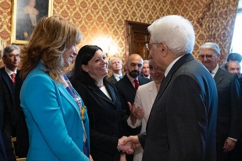 Mattarella riceve delegazione della LILT in Quirinale