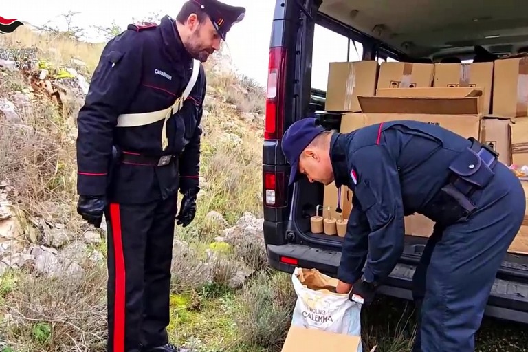 Intervento dei Carabinieri