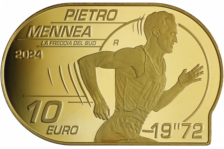 La moneta che celebra Pietro Mennea
