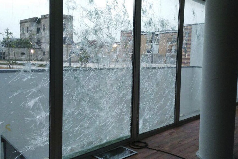 Orto Botanico, danni agli infissi