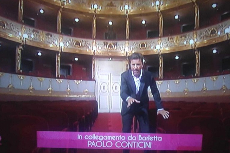 Paolo Conticini inviato per Portobello a Barletta