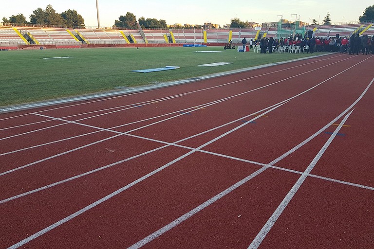 Ecco la nuova pista d'atletica di Barletta