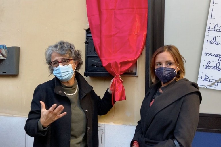 Tina Arbues e Rosa Barone per l'inaugurazione dell'Osservatorio Giulia e Rossella, centro antiviolenza