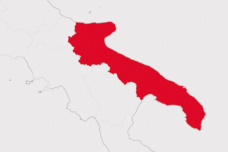 Puglia zona rossa