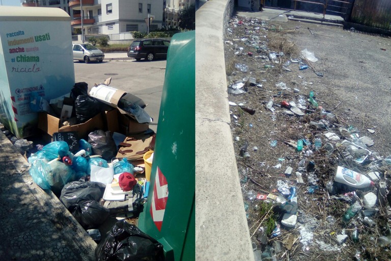 Litoranea di Levante nel totale degrado