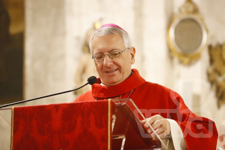 Mons. Leonardo D'Ascenzo, arcivescovo. <span>Foto Cosimo Campanella</span>