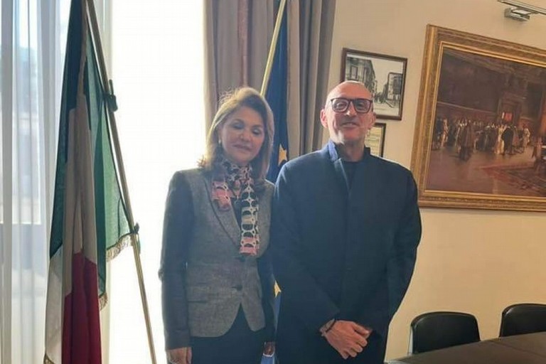 Il Presidente del Circolo Tennis Barletta in visita al Prefetto della BAT