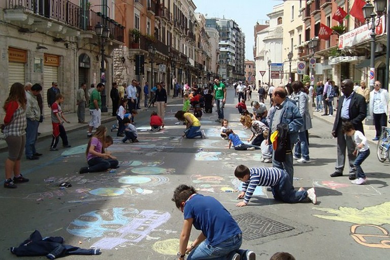 Giò Madonnari in corso Garibaldi