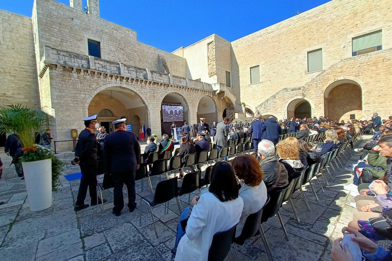 Celebrazioni per il 170° anniversario della Polizia di Stato a Barletta. <span>Foto Ida Vinella</span>