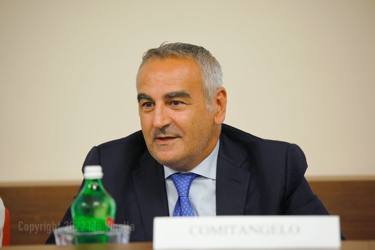 Antonio Comitangelo in consiglio comunale. <span>Foto Ida Vinella</span>