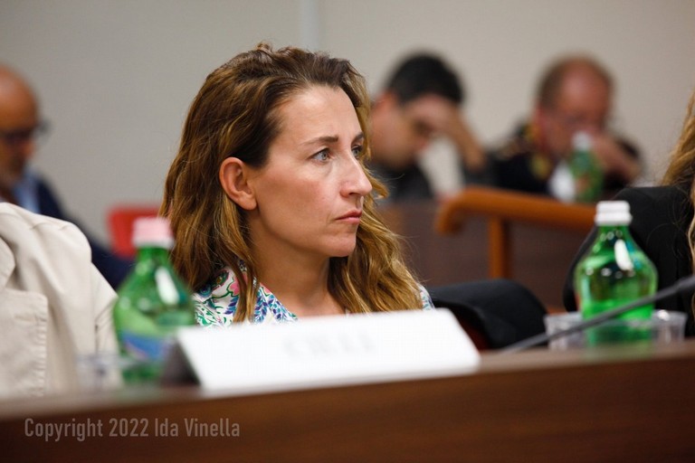 Anna Maria Riefolo in consiglio comunale. <span>Foto Ida Vinella</span>