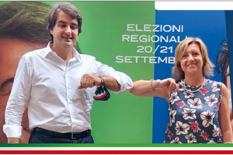 Raffaele Fitto e Tonia Spina