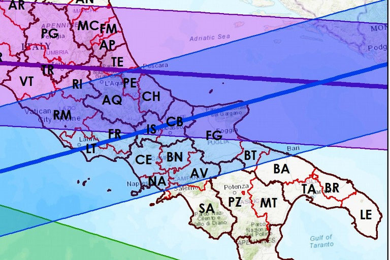 Traiettorie di rientro Satellite Tiangong 1