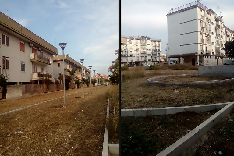 Rischio incendio, ripulito dalle sterpaglie il parco in via Brunelleschi