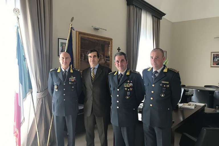 Guardia di Finanza a colloquio col prefetto di Barletta