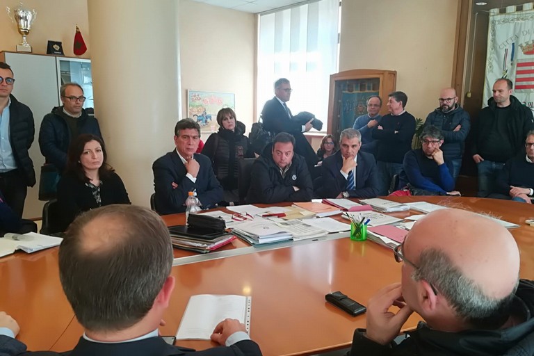 Conferenza di servizi sul cantiere di via Andria