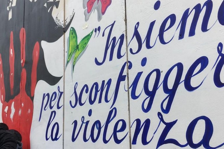 A Barletta un murale contro la violenza sulle donne