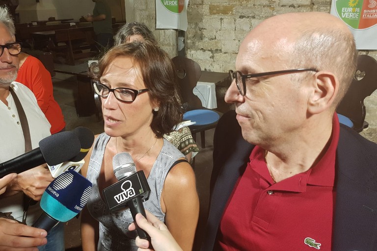 Ilaria Cucchi e Mimmo Caporusso
