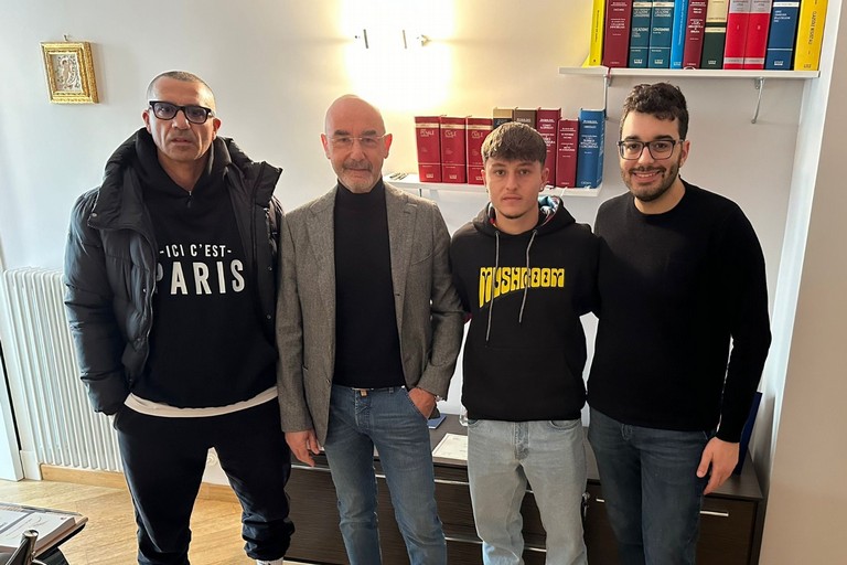 Franco Zotti, l'avvocato Bartolomeo Ciani, Claudio Cassano e Francesco Balducci