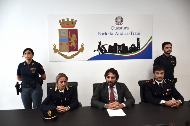 Conferenza stampa in Questura