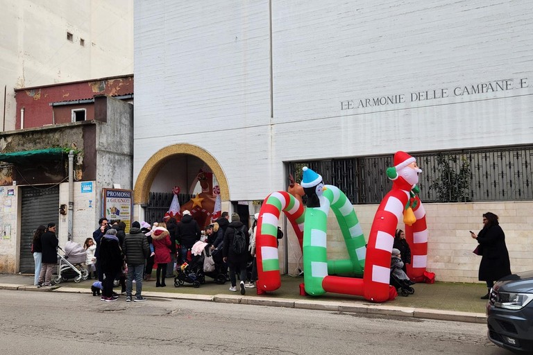 Villaggio di Babbo Natale Sacra famiglia