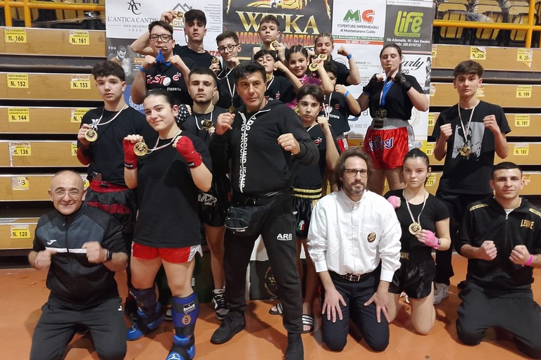 Kick Boxing, 15 barlettani della New Dragon Fitness