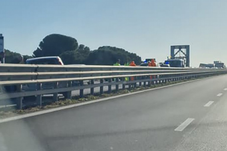 Incidente sulla SS16bis a Barletta