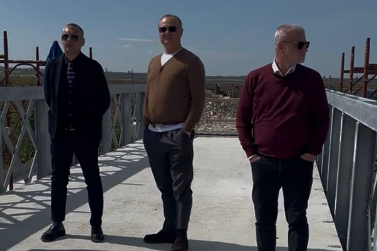 Ruggiero Passero con il sindaco Di Feo