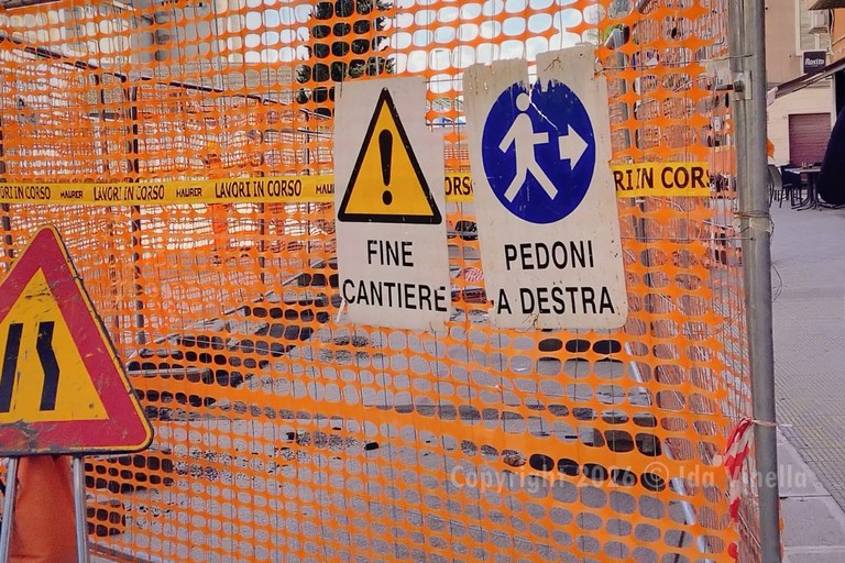 Lavori in corso. <span>Foto Ida Vinella</span>