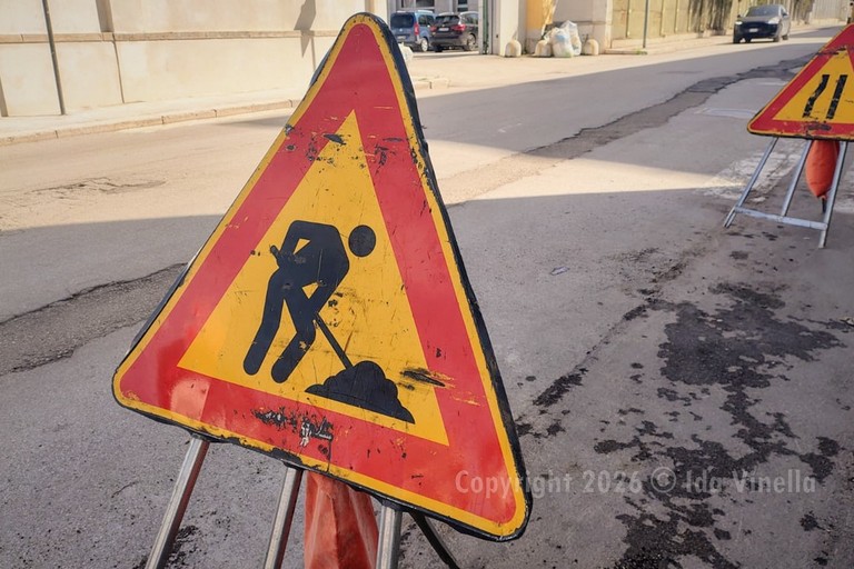 Lavori in corso. <span>Foto Ida Vinella</span>