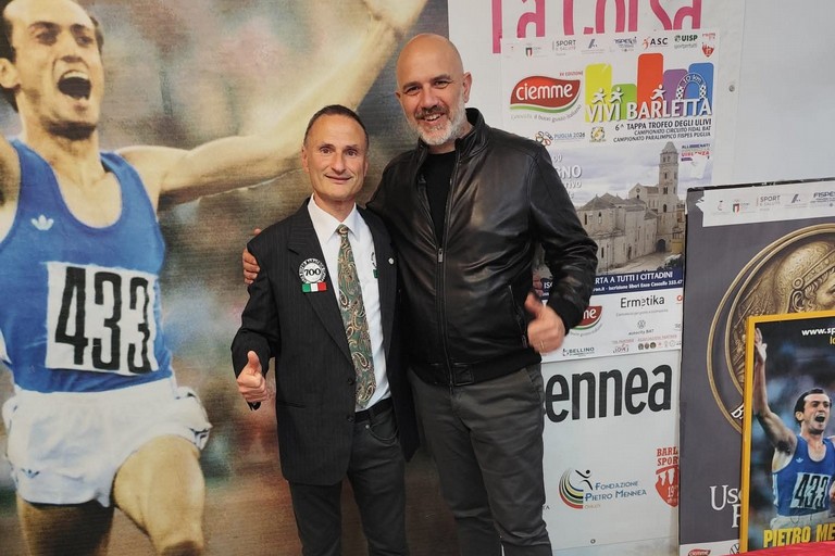 Massimo Faleo, maratoneta da record: festeggiamenti in casa Barletta Sportiva