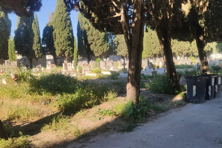 Degrado al cimitero